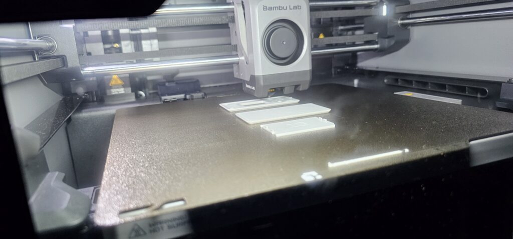 Analog Precision: The General Tools 102 Graduation Micrometer A Bambu Lab P2S printer creating one of the cases for the node build project.
